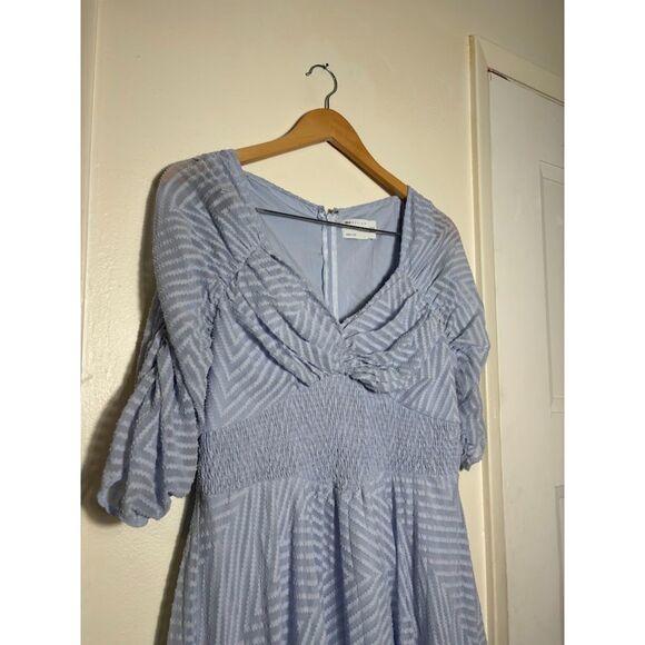 ASOS Dress Women's Size 10 Powder Blue Midi Retro Pinup Party Wedding Guest 50s - Picture 4 of 7